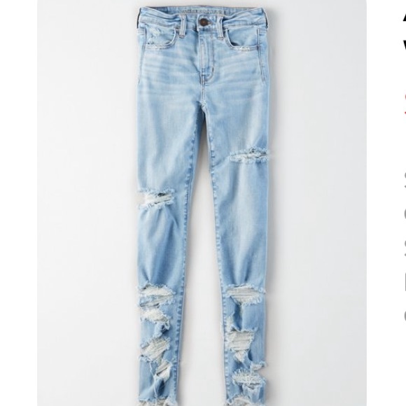 American eagle high wasted jegging size 4 short - Picture 1 of 5